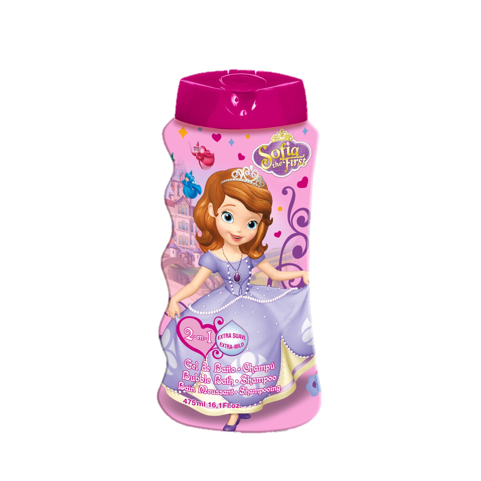 Gel de dus si sampon 2 in 1, Sofia, Fetite, 475 ml
