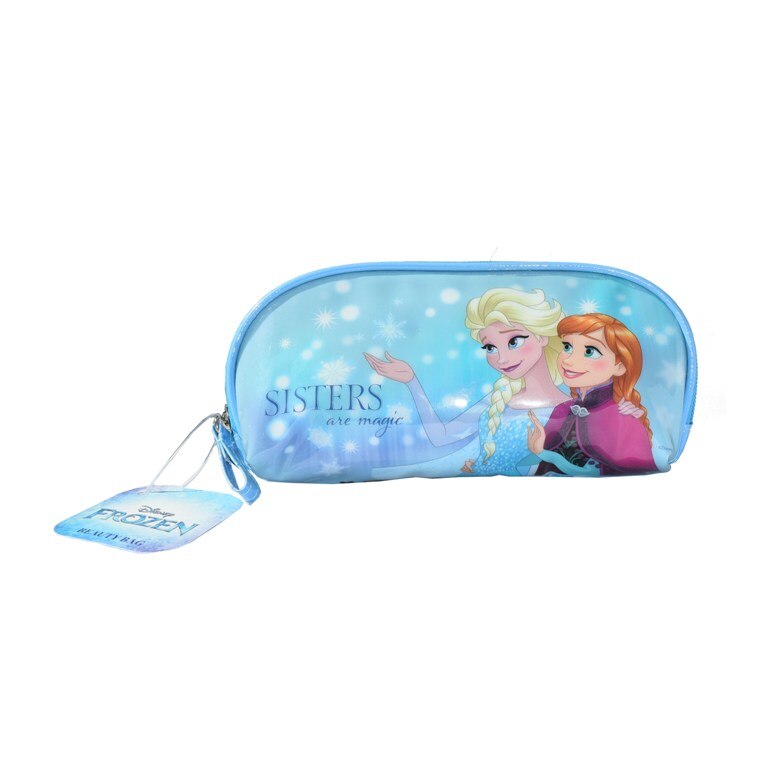 Borseta pentru rechizite sau frumusete Frozen bleu