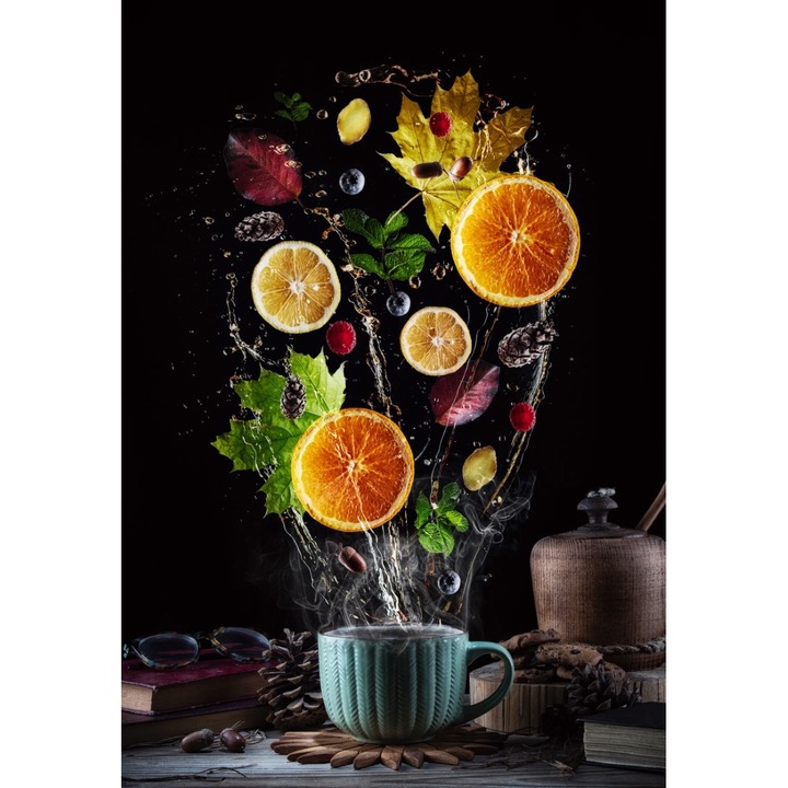 Fototapet de perete autoadeziv si lavabil Compozitie36, 135 x 225 cm