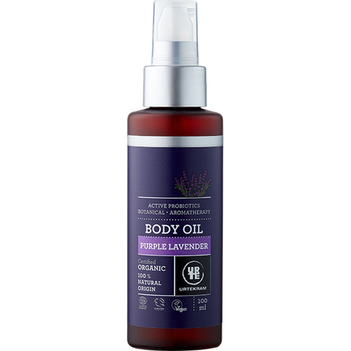 Ulei corp masaj cu lavanda si coenzima Q10 bio Urtekram, 100 ml