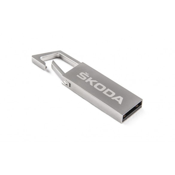 USB Stick 32 GB Skoda, Argintiu