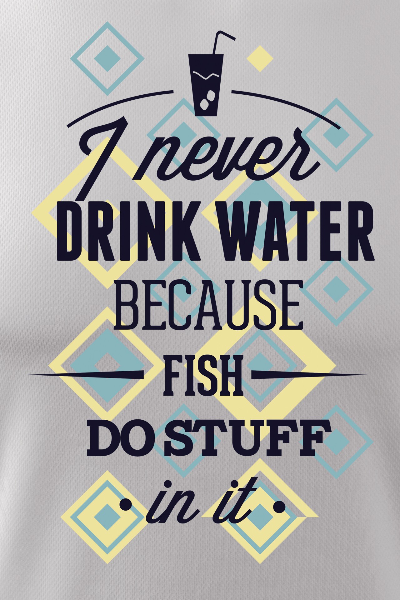 Tricou personalizat, Drink Water, Adler, Alb