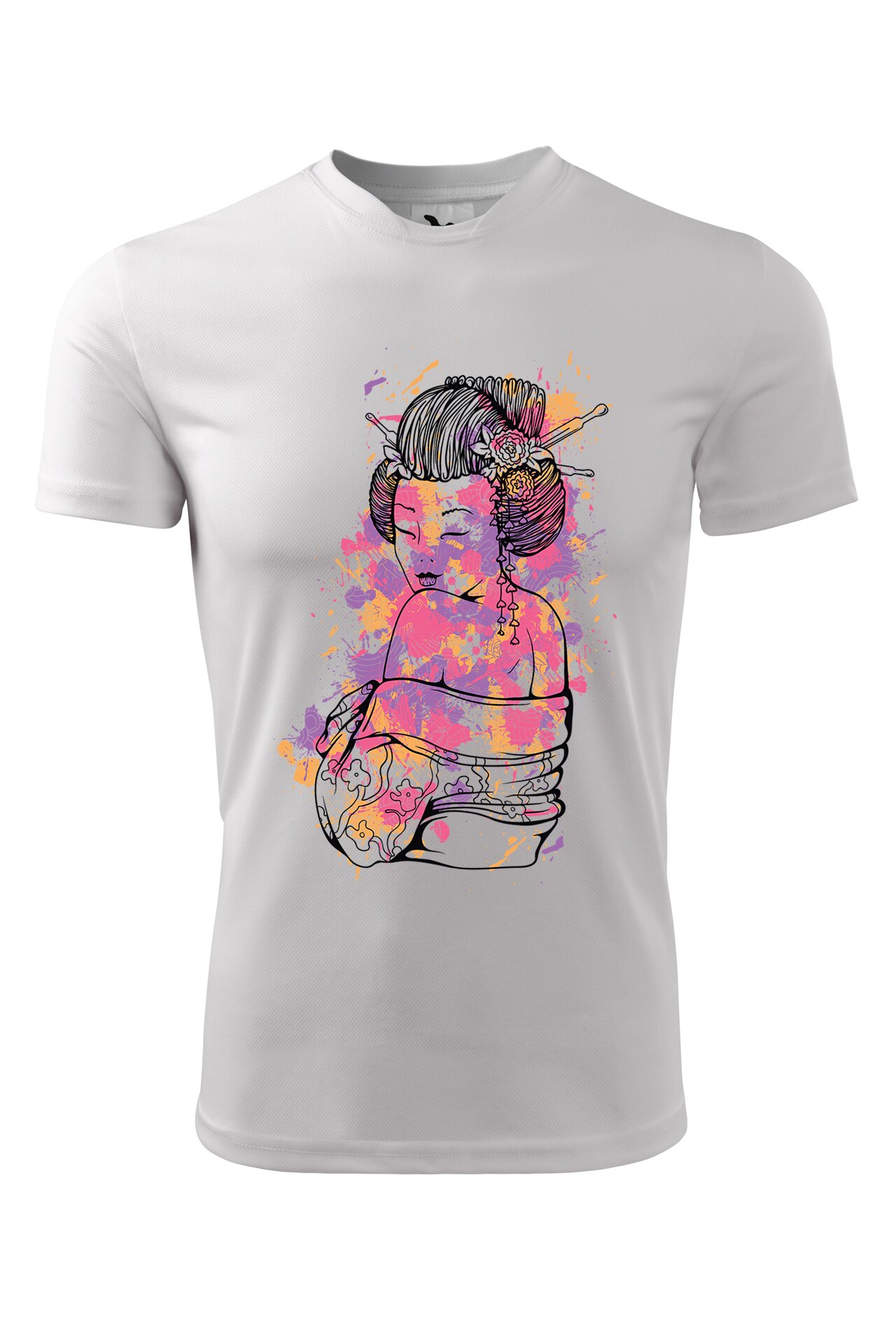 Tricou personalizat, Geisha, Adler, Alb