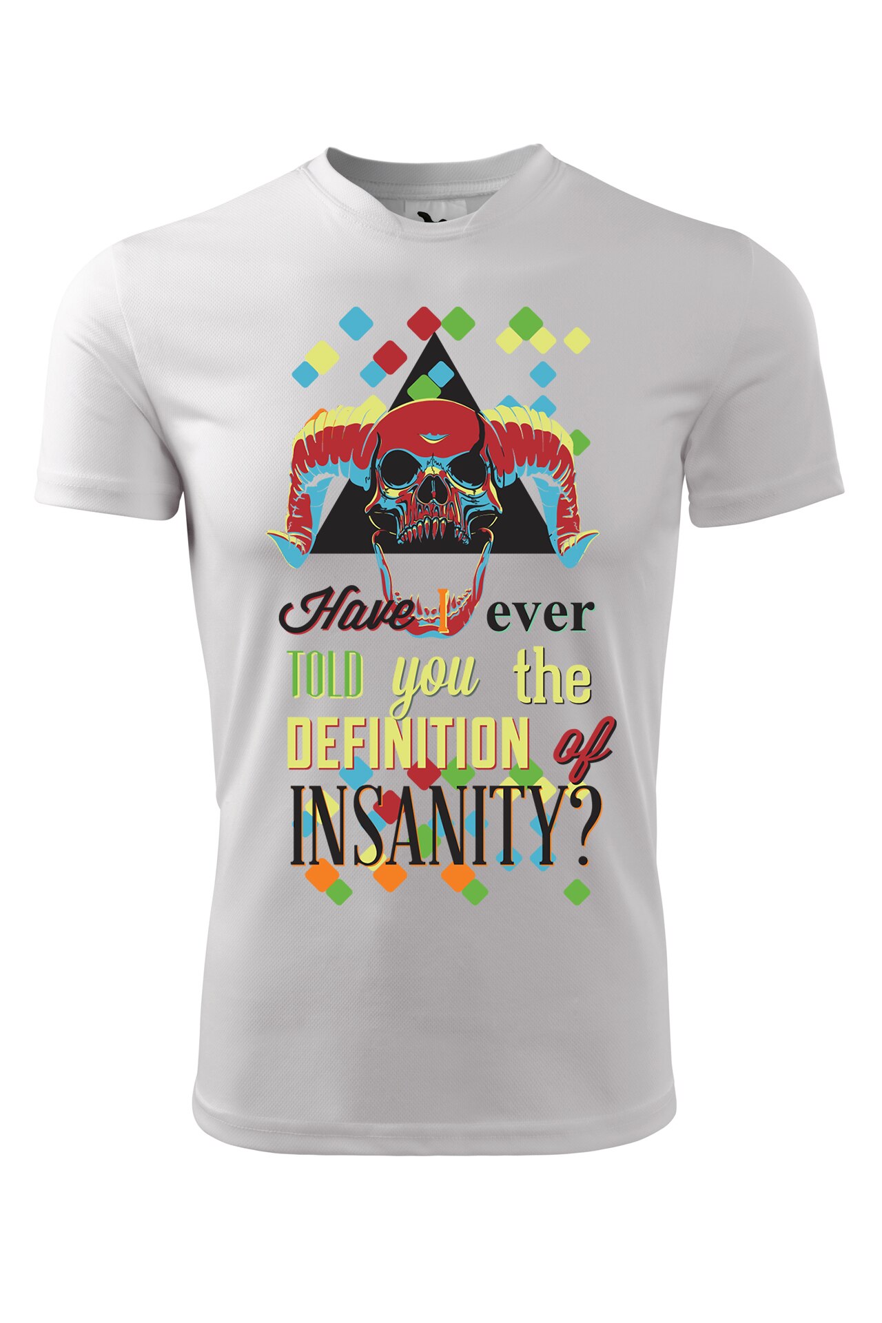 Tricou personalizat, Insanity, Adler, Alb