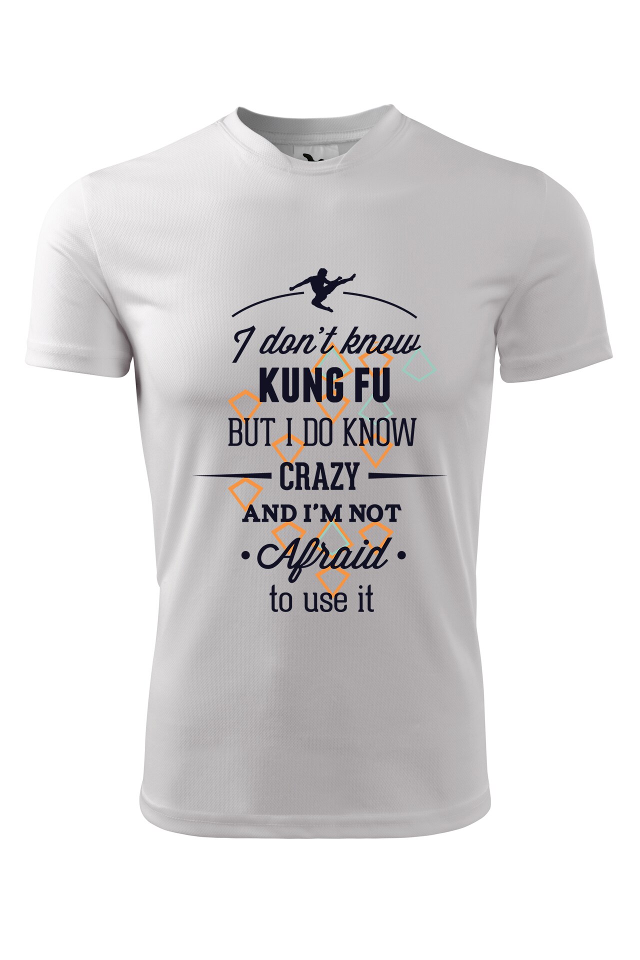 Tricou personalizat, Kung Fu, Adler, Alb