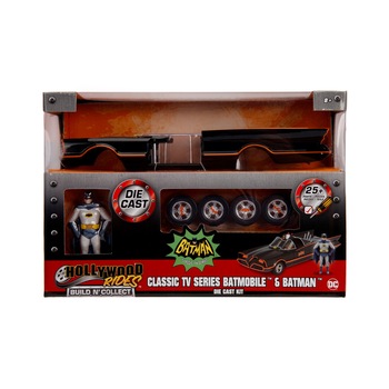 Masinuta diecast Jada Toys - Batman Build N' Collect, Classic Batmobile, 1:24 Masinuta diecast Jada Toys - Batman Build N' Collect, Classic Batmobile, 1:24