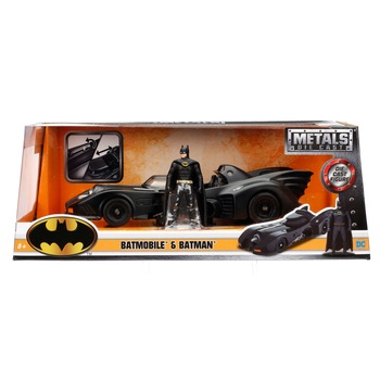 Masinuta diecast Jada Toys - Batman, Batmobile 1989, 1:24 Masinuta diecast Jada Toys - Batman, Batmobile 1989, 1:24