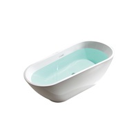 Cada Ovale ,freestanding Dalet , 1800x800x600 mm, acril , alb