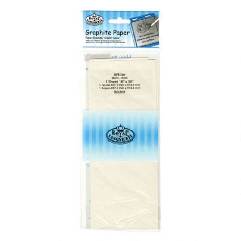 Hartie grafit alba dimensiunea 18x36