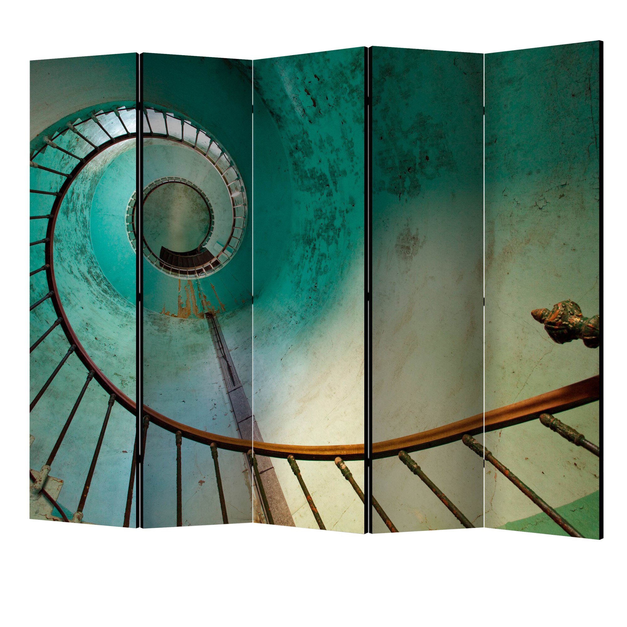 Paravan din 5 parti - Farul scari II - 225 x 172 cm