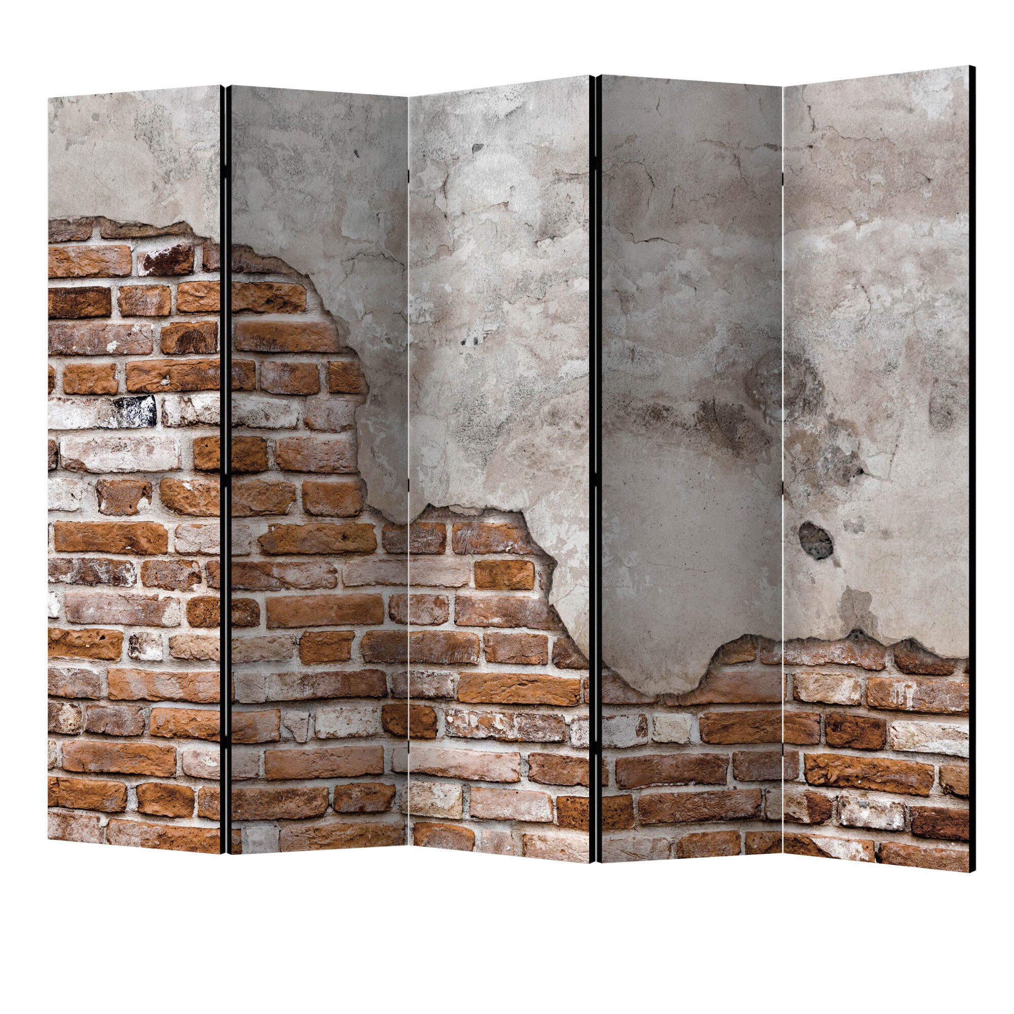 Paravan din 5 parti - Duet industrial II - 225 x 172 cm