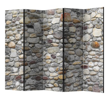 Paravan din 5 parti - Drumul pietros II - 225 x 172 cm Paravan din 5 parti - Drumul pietros II - 225 x 172 cm