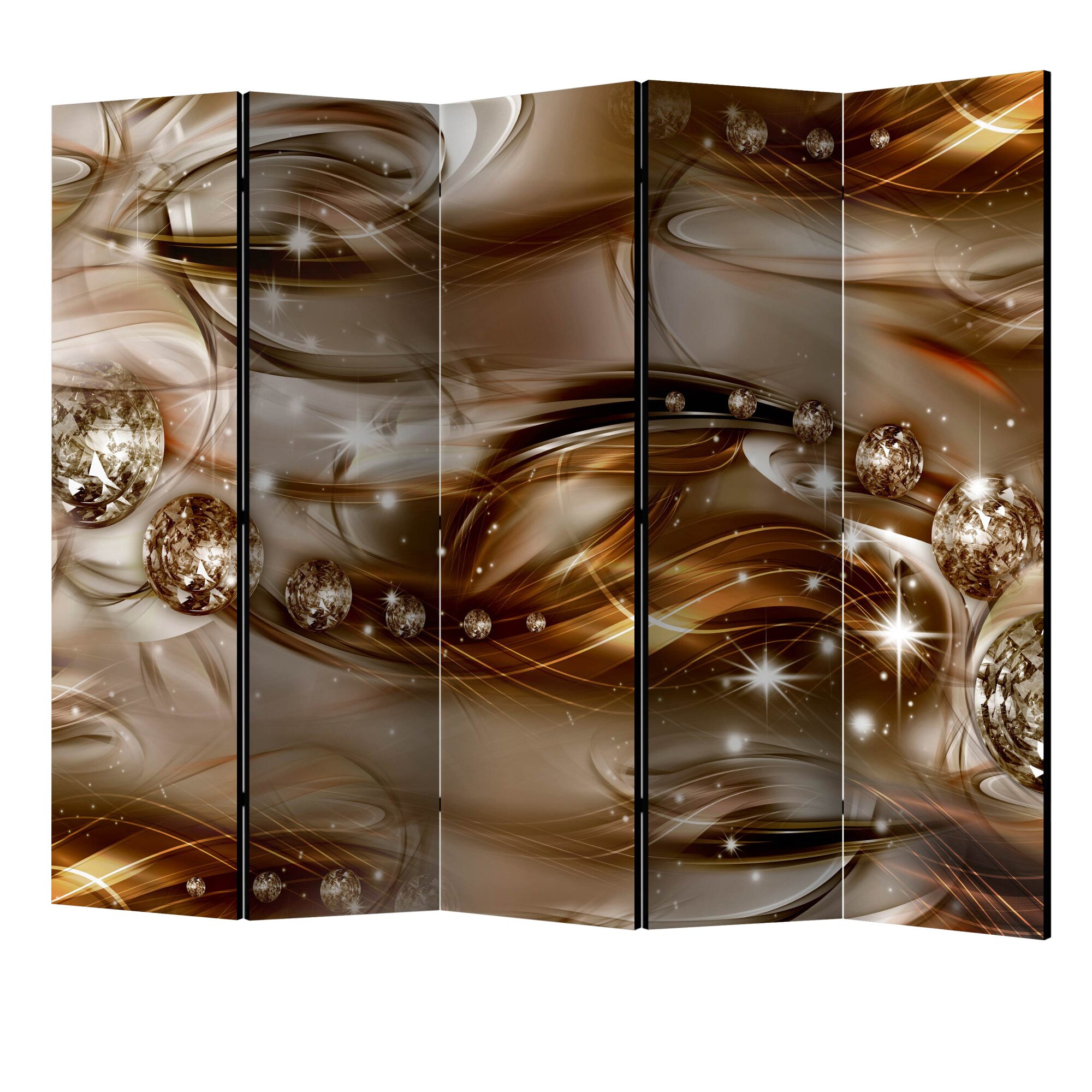 Paravan din 5 parti - Furtuna stelara II - 225 x 172 cm