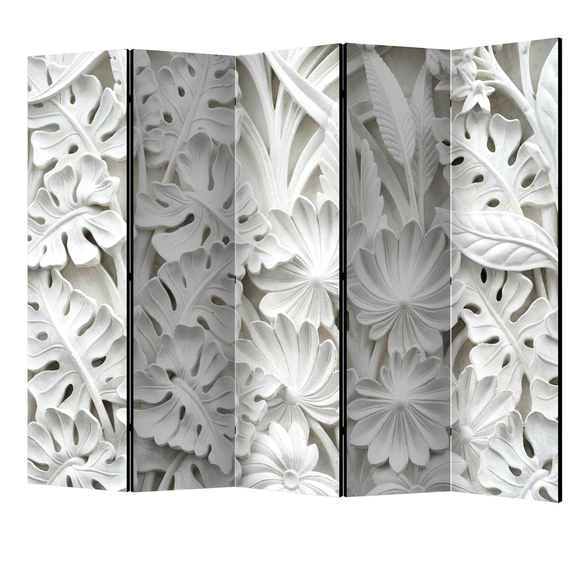 Paravan din 5 parti - Gradina alabaster II II - 225 x 172 cm