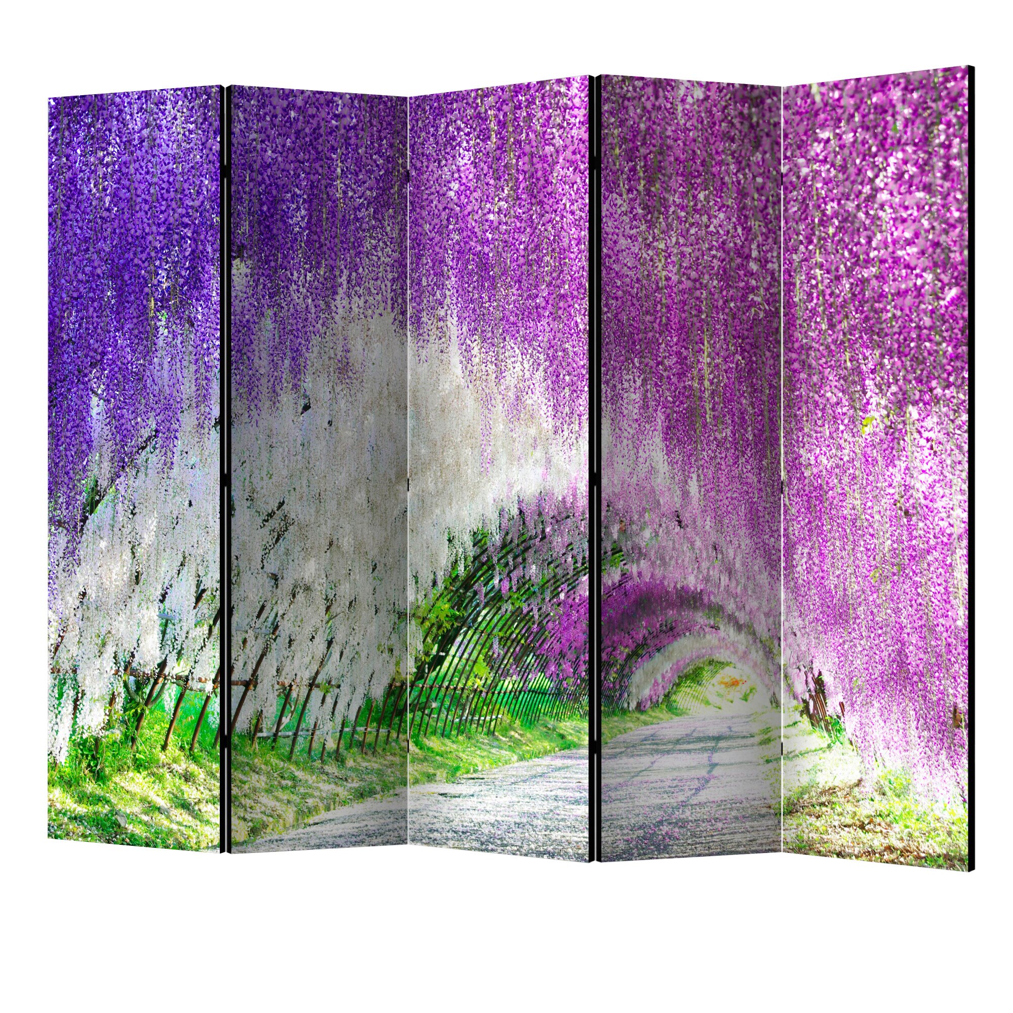 Paravan din 5 parti - Gradina fermecata II - 225 x 172 cm