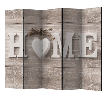 Paravan din 5 parti - Homeliness II - 225 x 172 cm Paravan din 5 parti - Homeliness II - 225 x 172 cm