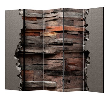 Paravan din 5 parti - Natura ascunsa II - 225 x 172 cm Paravan din 5 parti - Natura ascunsa II - 225 x 172 cm