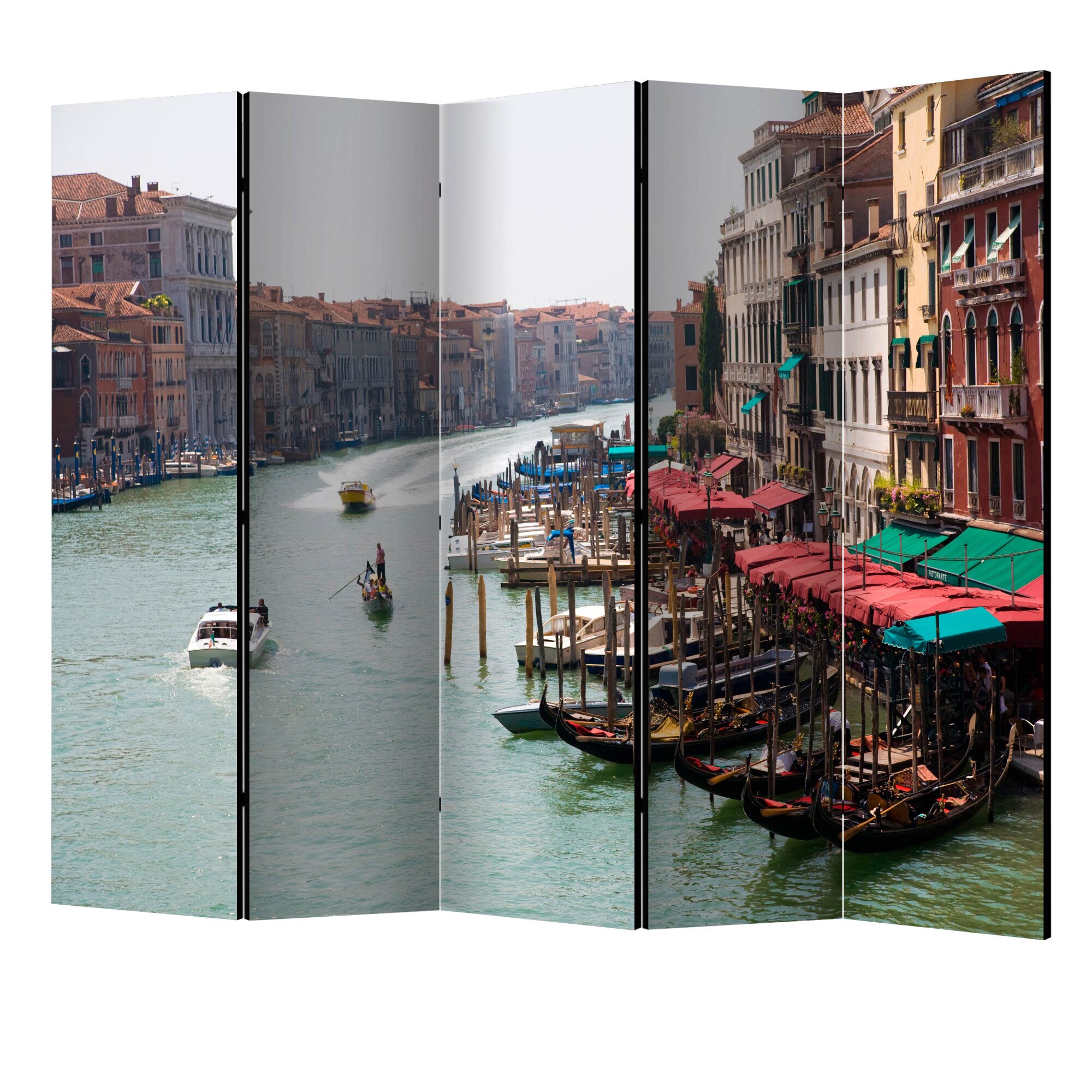 Paravan din 5 parti - Marele canal din venetia italia II - 225 x 172 cm