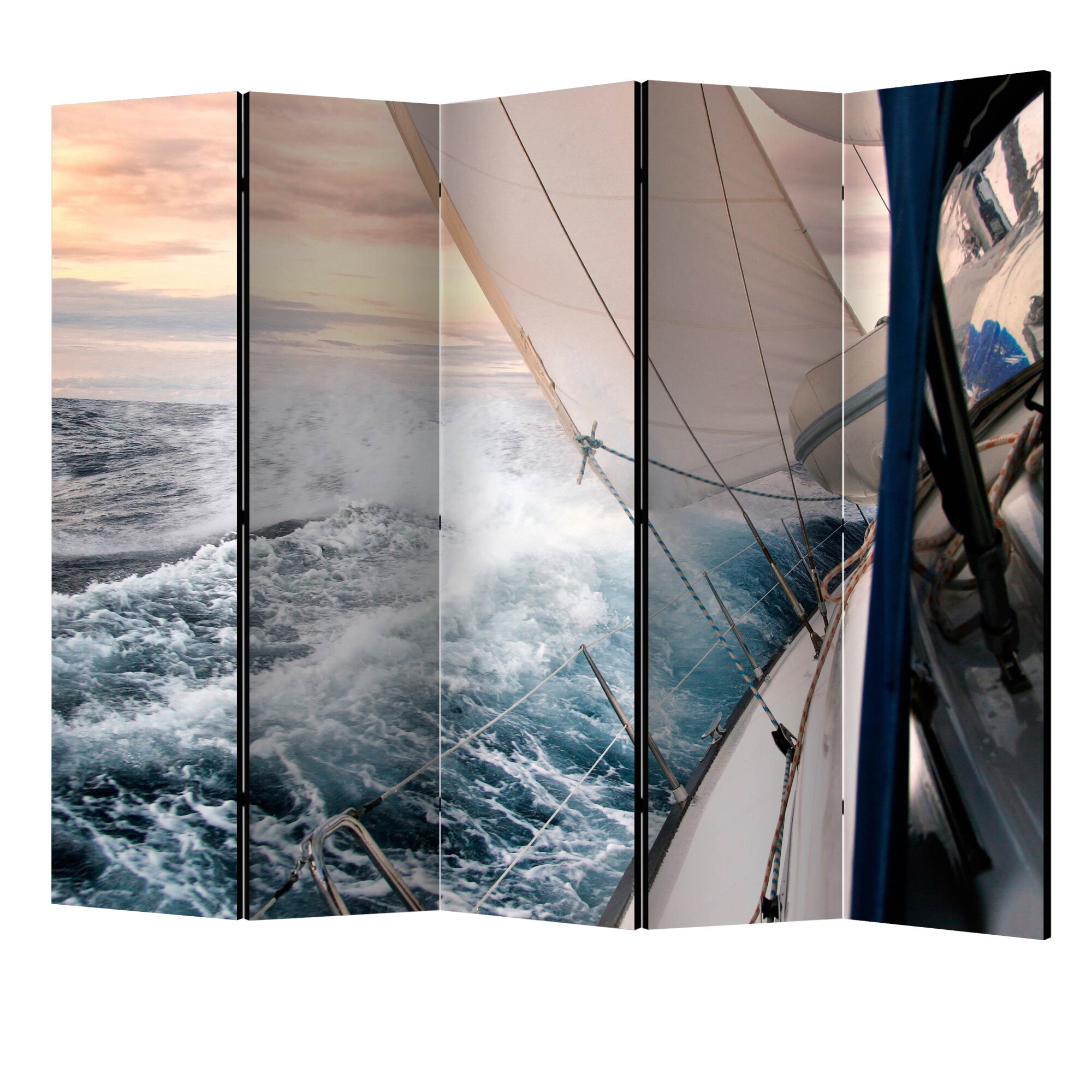 Paravan din 5 parti - Navigarea II - 225 x 172 cm