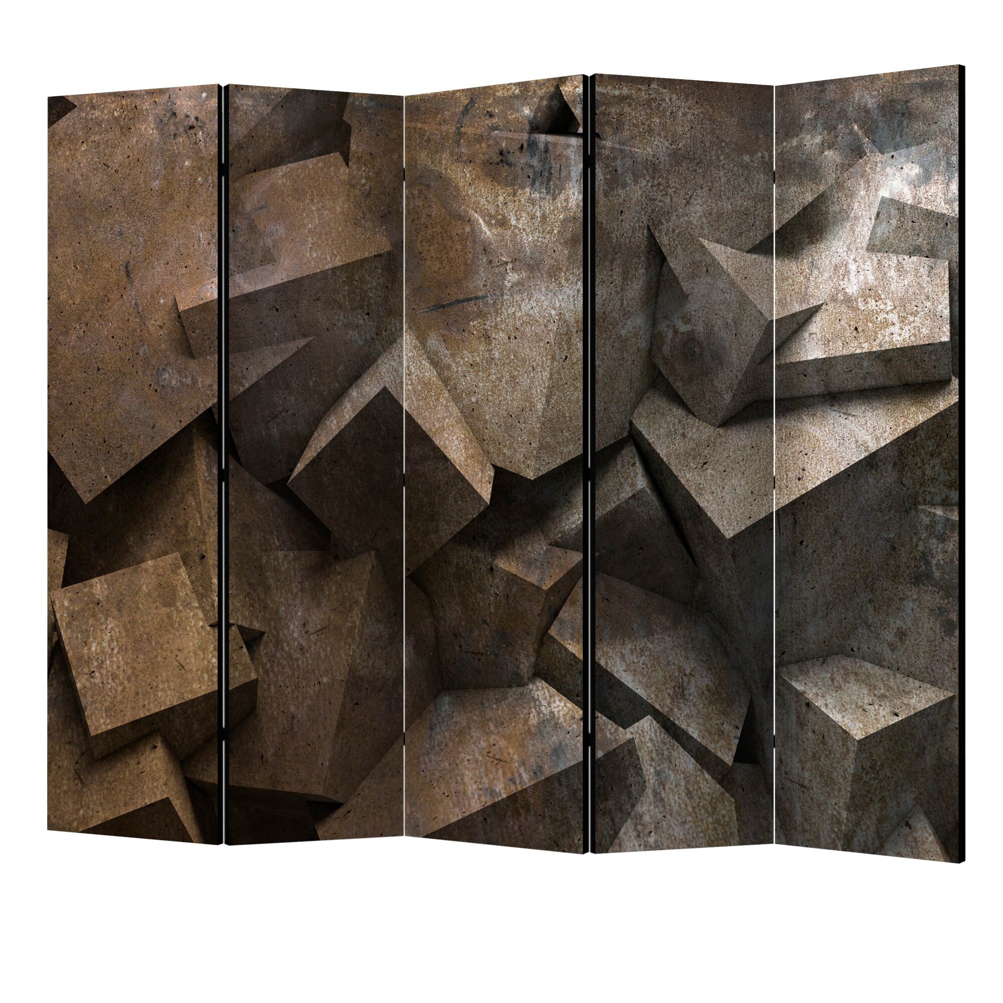 Paravan din 5 parti - Pasi de piatra II - 225 x 172 cm