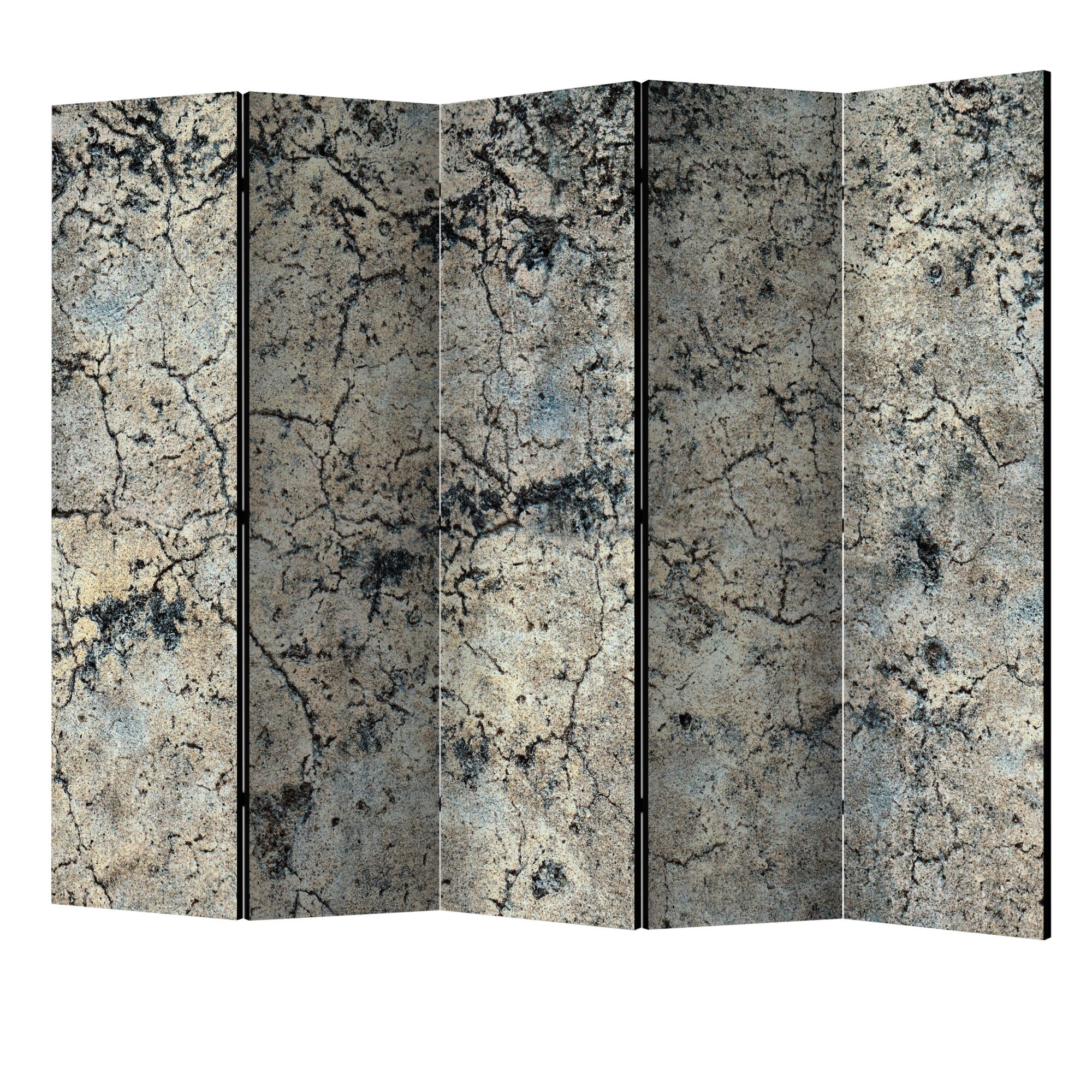 Paravan din 5 parti - Piatra crapata II - 225 x 172 cm