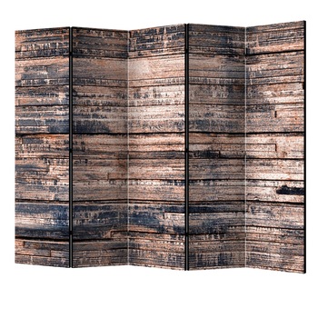 Paravan din 5 parti - Placi arse II - 225 x 172 cm Paravan din 5 parti - Placi arse II - 225 x 172 cm