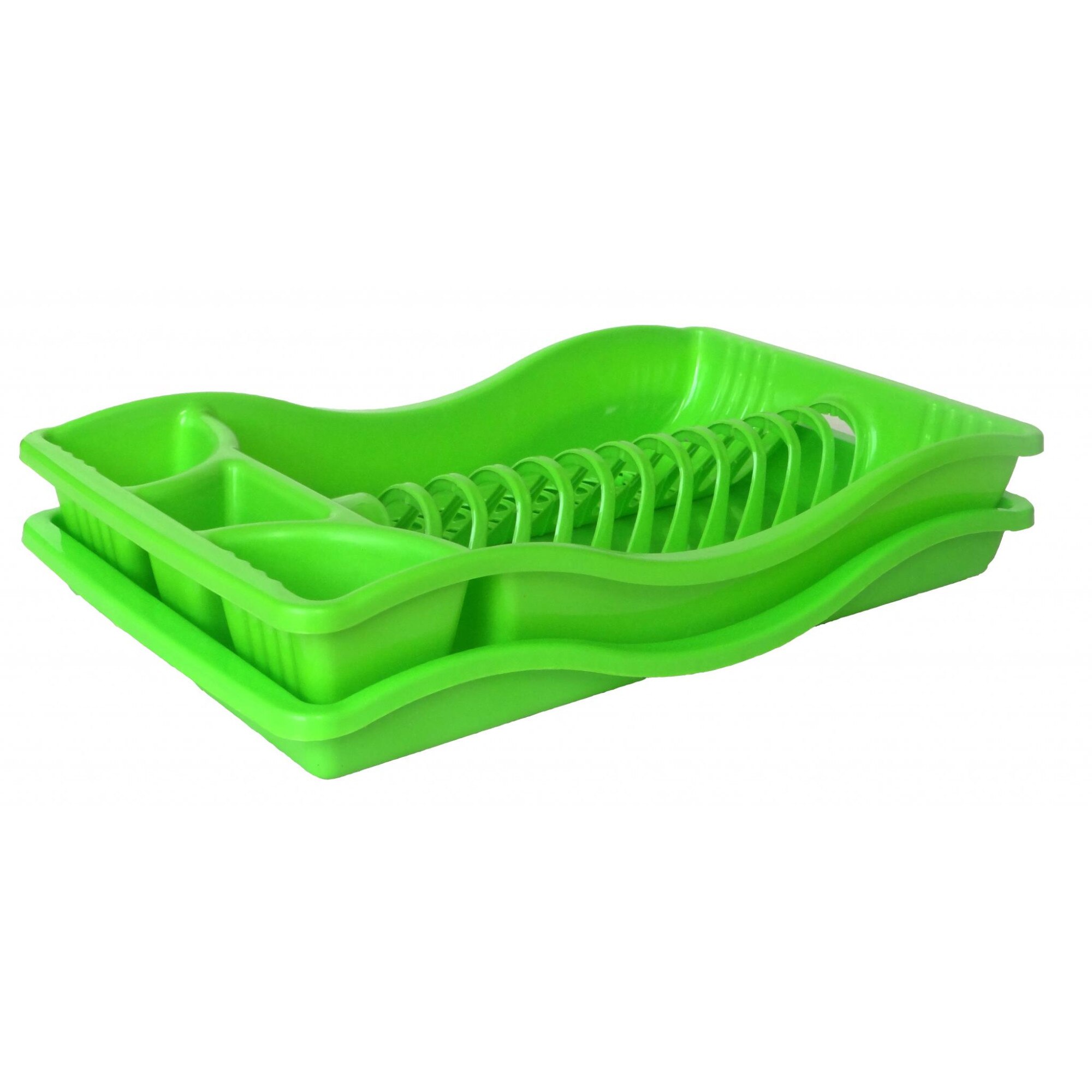 Suport vase cu tava, 45x27x8.6cm, verde