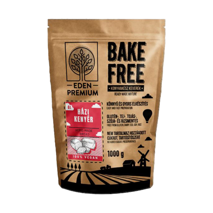 Mix de faina pentru paine de casa Bake Free, fara gluten, vegan