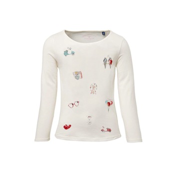 Bluza Tom Tailor fete, alb, marimea 116-122 cm, 6-7 ani Bluza Tom Tailor fete, alb, marimea 116-122 cm, 6-7 ani