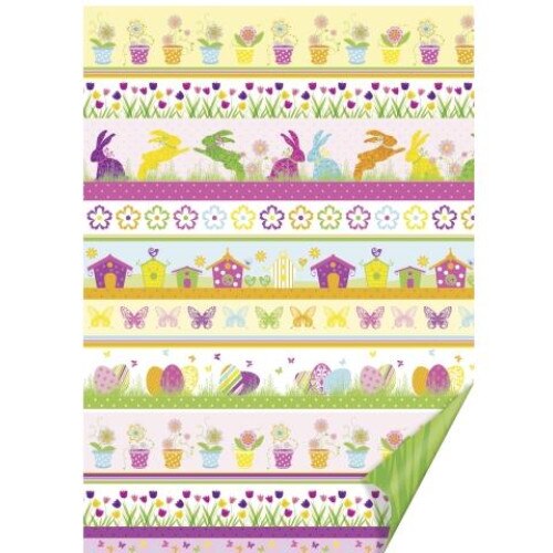 Carton colorat A4 Heyda 220 gr Bunnies, colorat pe ambele fete