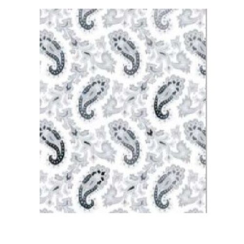 Carton A4 Heyda Paisley argintiu cu flori 220 gr