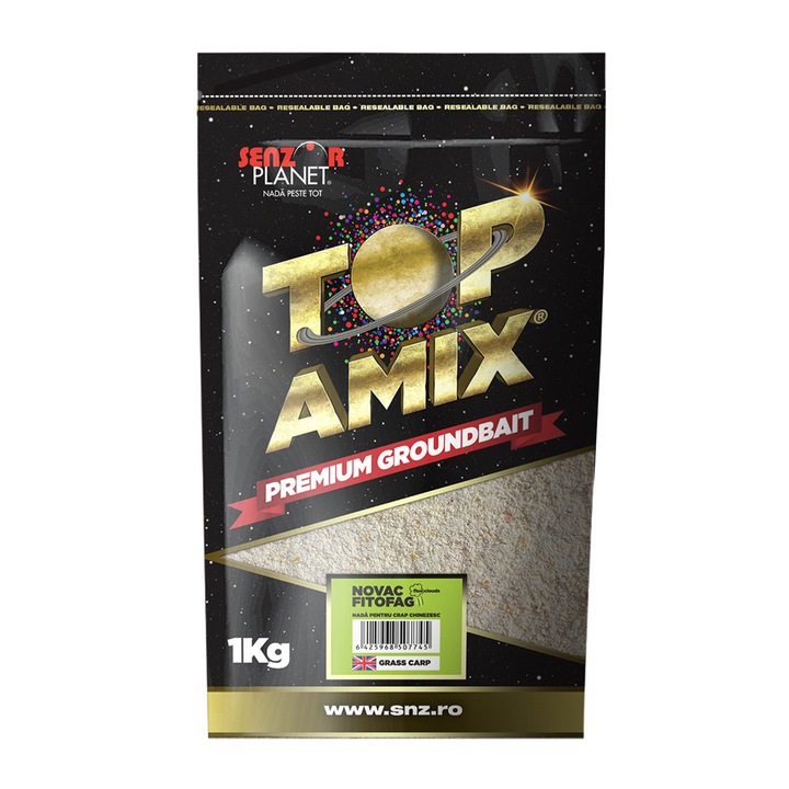 Nada pentru crap chinezesc TOP AMIX, Senzor Planet, Novac Fitofag, 1 kg