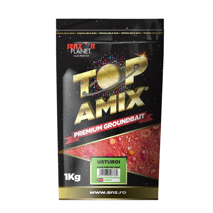 TOP AMIX Carp Bait, Planet Sensor, Garlic, 1 кг