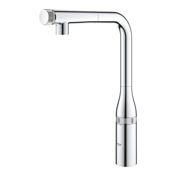 Baterie bucatarie Grohe Essence Smart Control,suprafata cromata, furtune flexibile Baterie bucatarie Grohe Essence Smart Control,suprafata cromata, furtune flexibile