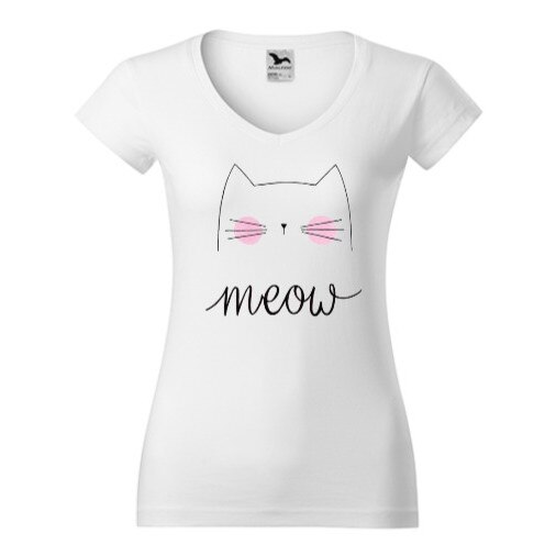 Tricou Femei, Guler V, personalizat 
