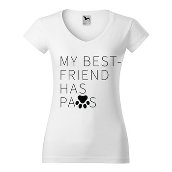 Tricou Femei, Guler V, personalizat  Tricou Femei, Guler V, personalizat