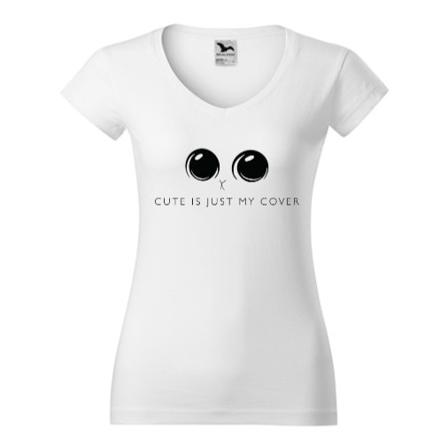 Tricou Femei, Guler V, personalizat 