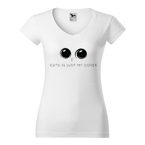 Tricou Femei, Guler V, personalizat 