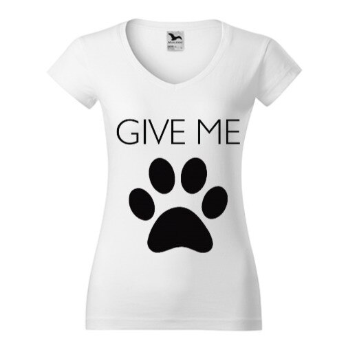 Tricou Femei, Guler V, personalizat 