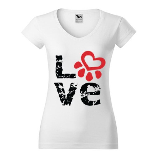 Tricou Femei, Guler V, personalizat 