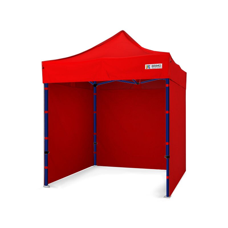 Cort de petrecere, BRIMO, Premium Otel, 2x2m, rosu