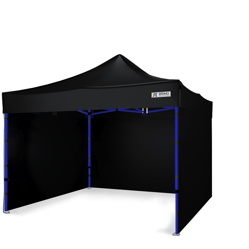 Cort de bere negru, BRIMO, Premium Otel, 3x3m