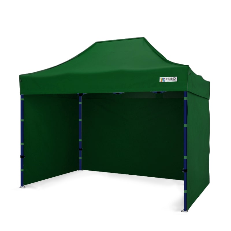 Foisor pliant verde, BRIMO, Premium Otel, 2x3m