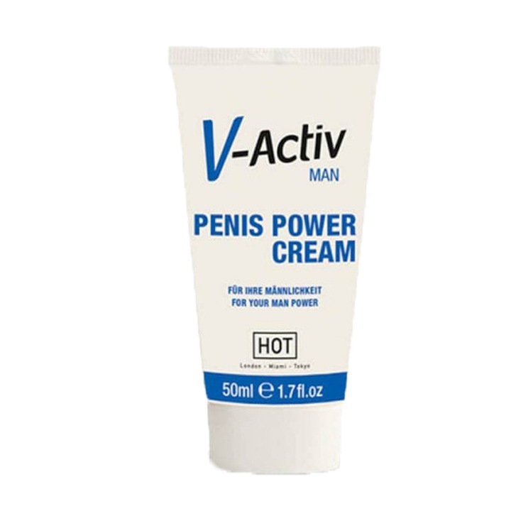 Стимулиращ крем Hot, V-Activ, Power Cream, За мъже, 50 мл
