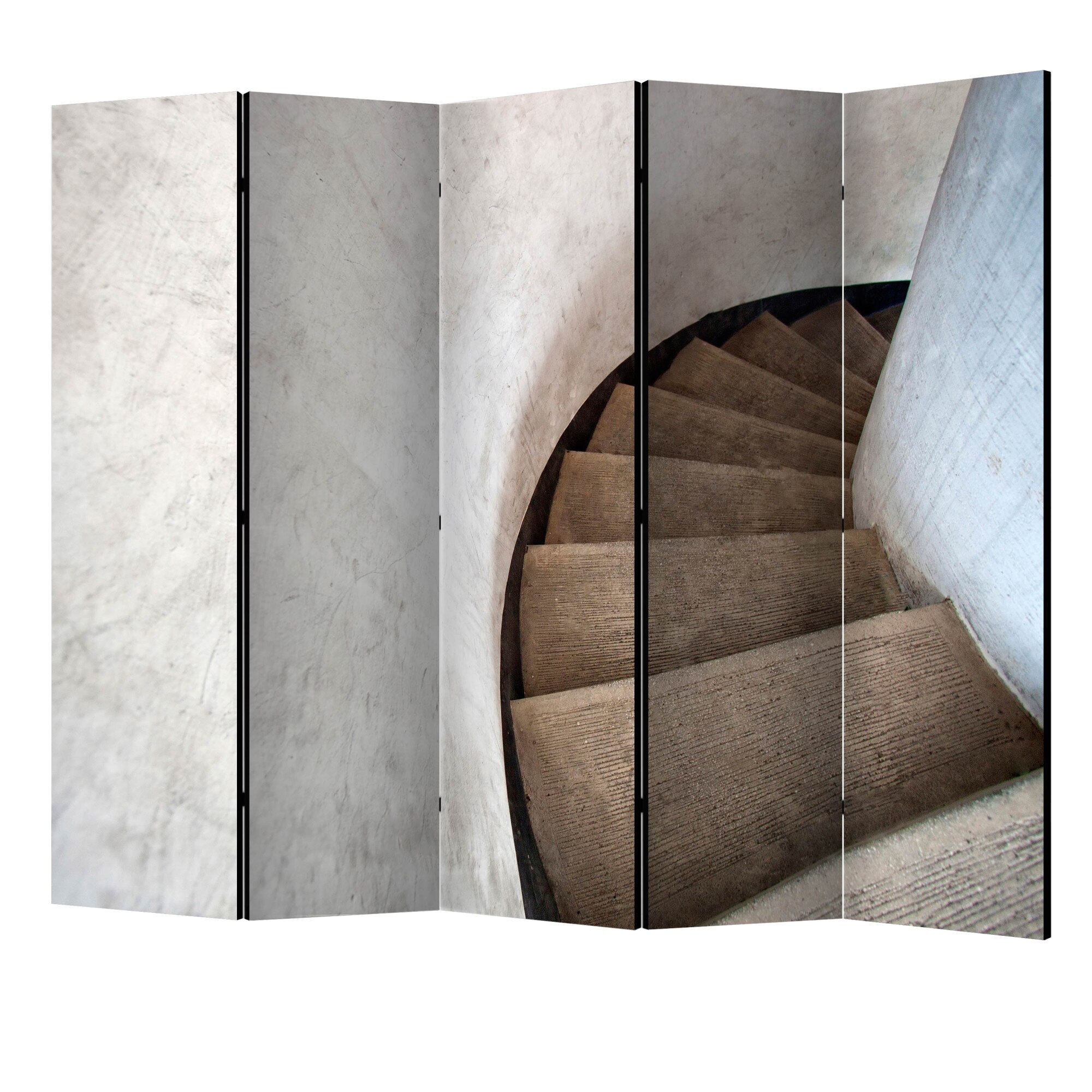 Paravan din 5 parti - Scari in spirala II - 225 x 172 cm