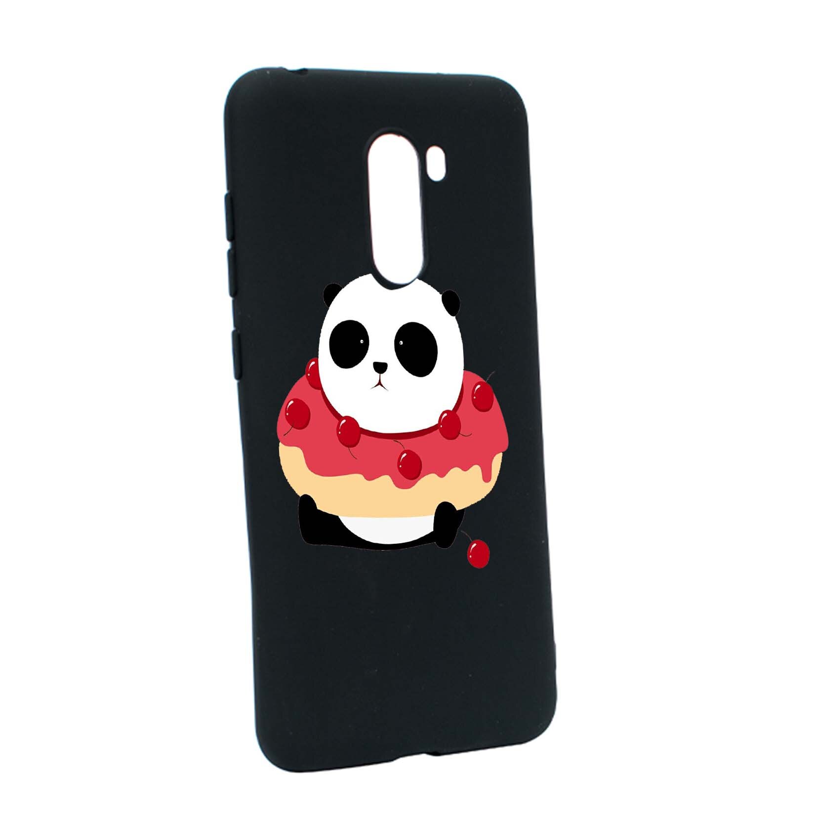 Husa de protectie Sweet Panda, pentru Xiaomi PocoPhone F1, rezistenta la uzura, anti-alunecare, din silicon Premium, B585