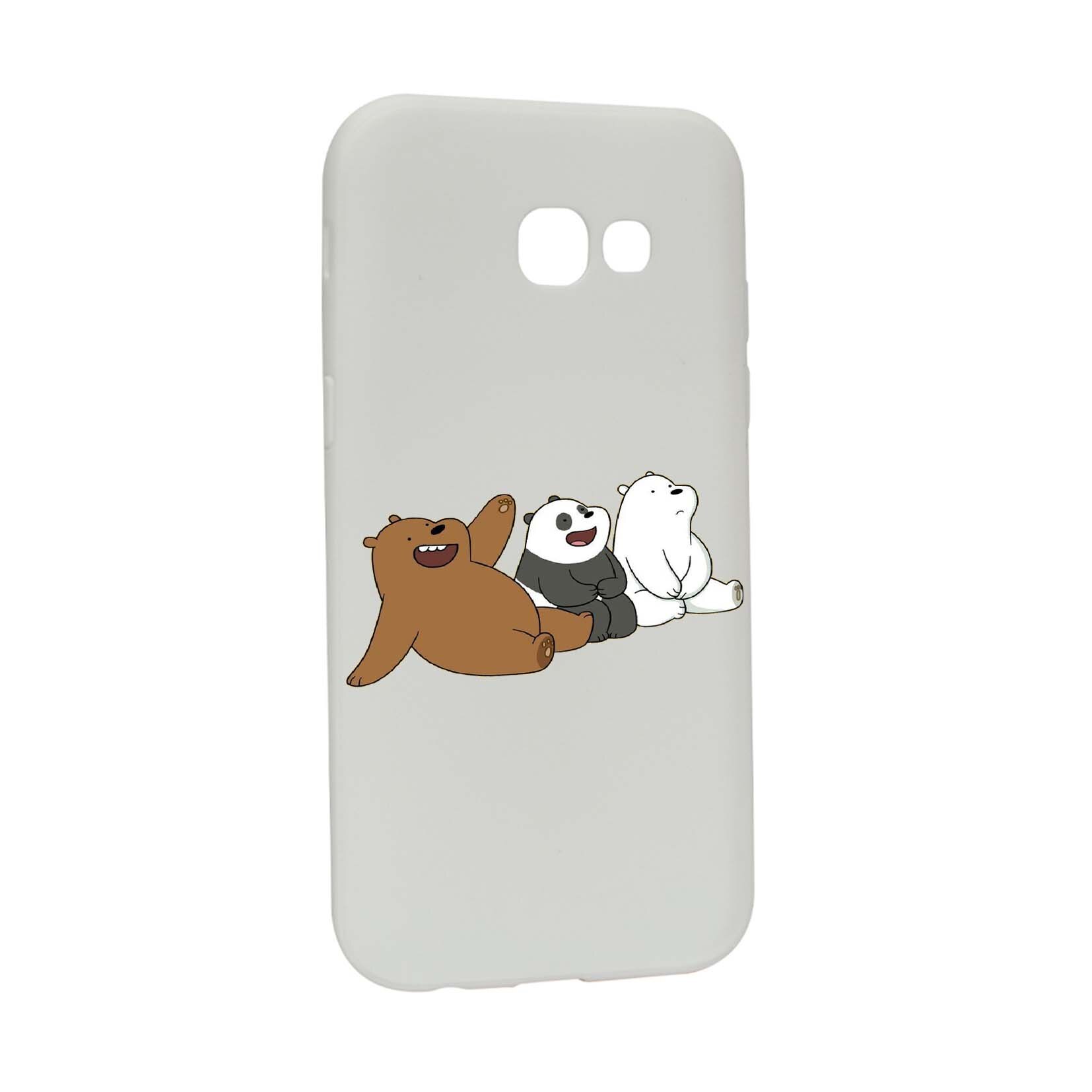 Husa de protectie Keep Calm - Bear, pentru Samsung Galaxy A3 2017, rezistenta la uzura, anti-alunecare, din silicon Premium, W587