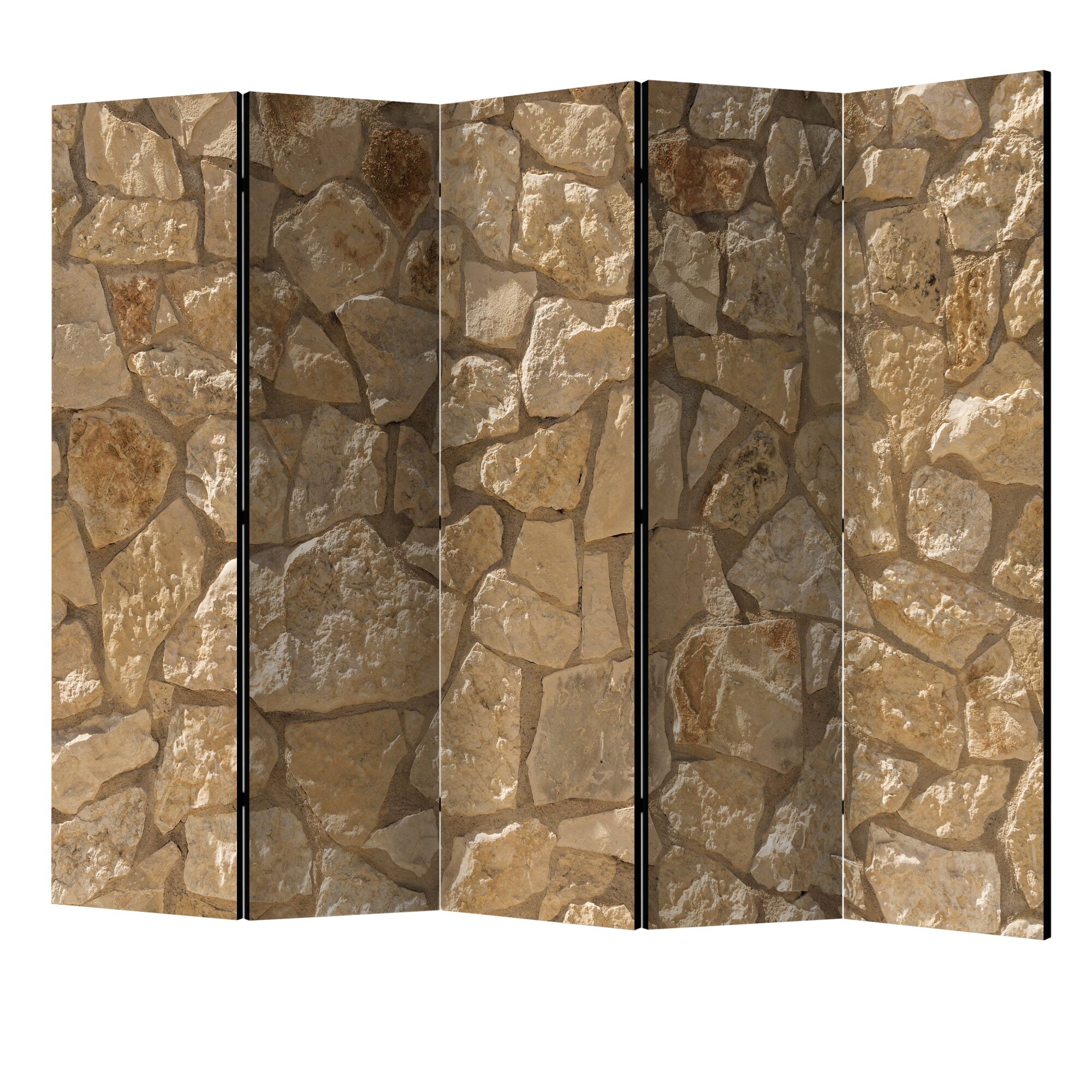 Paravan din 5 parti - Solar monolit II - 225 x 172 cm