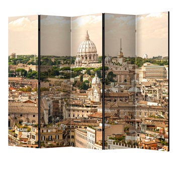 Paravan din 5 parti - Roma panorama II - 225 x 172 cm Paravan din 5 parti - Roma panorama II - 225 x 172 cm