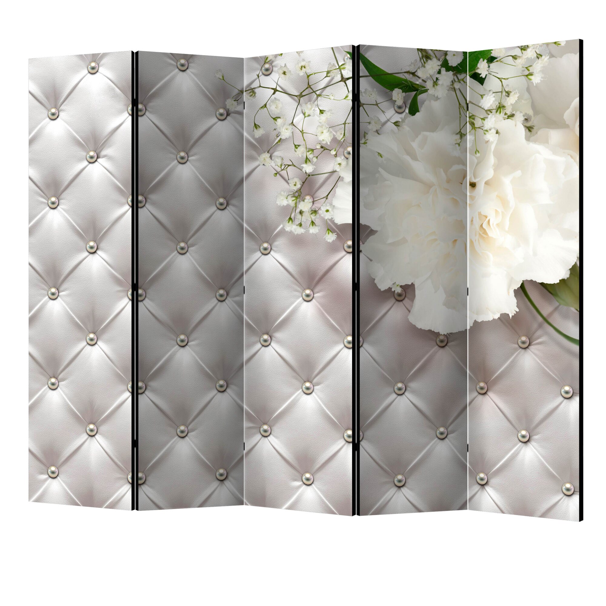 Paravan din 5 parti - Pearl luxury II - 225 x 172 cm